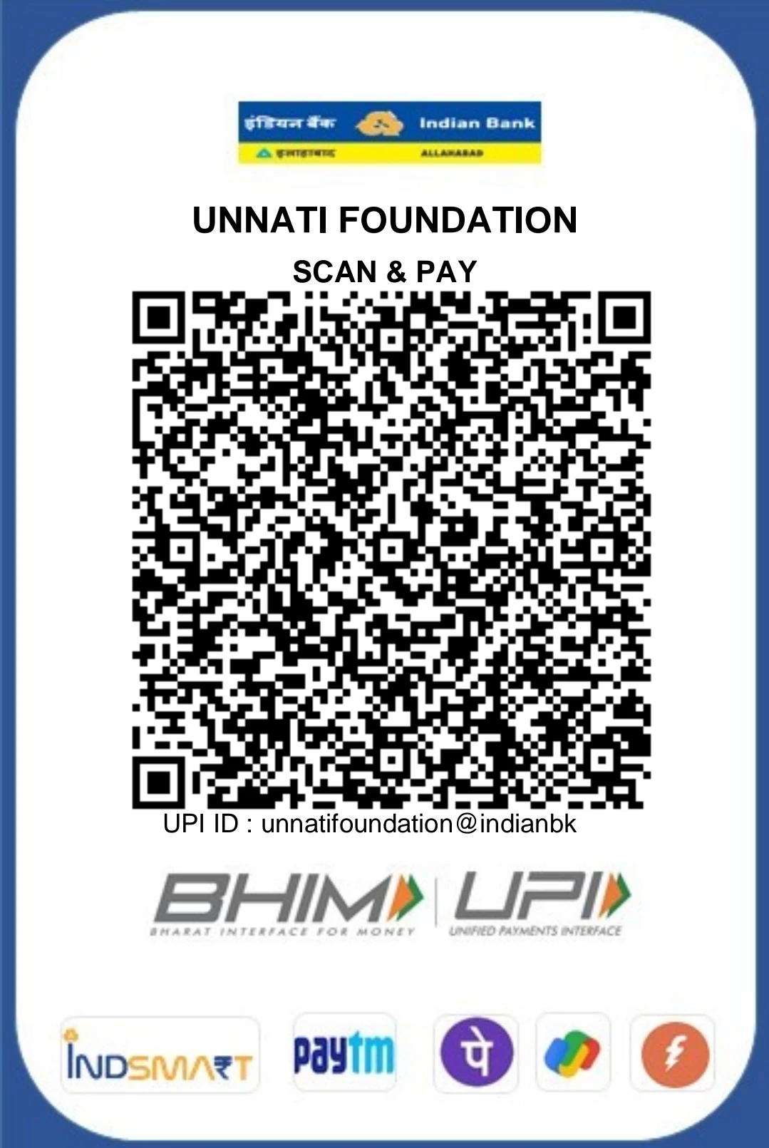 INDIA HELP QR